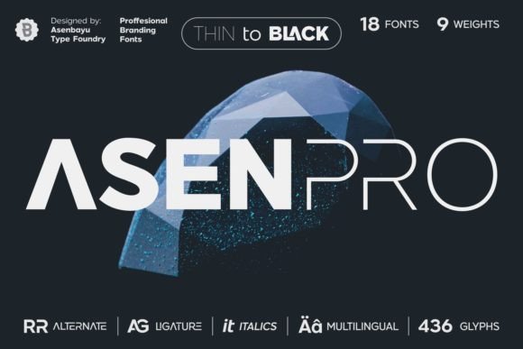 Asen Pro: A Modern Sans Serif Font That Makes Your Brand Feel Just Right