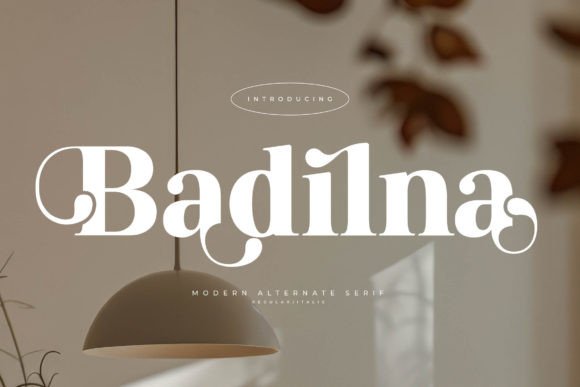 Badilna: A Serif Font That Builds Trust and Recognition