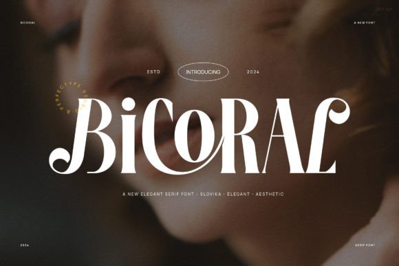 Bicoral: A Refined Serif Font for Handmade Labels & Printables