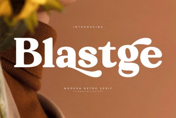 Blastge: A Sophisticated Serif Font for Editorial Design