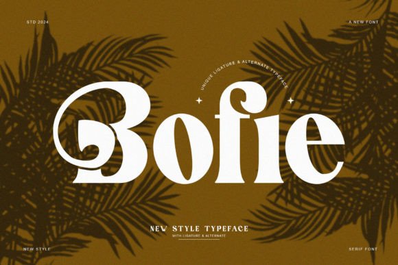 Bofie: A Classy Serif Typeface for Thoughtful Branding