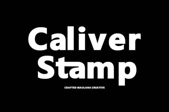 Caliver Stamp: A Bold, Clean Sans Serif for Digital Brand Clarity