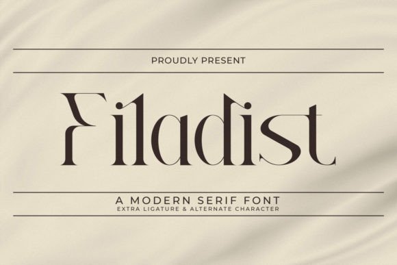 Filadist: A Serif Font That Breathes With Your Words