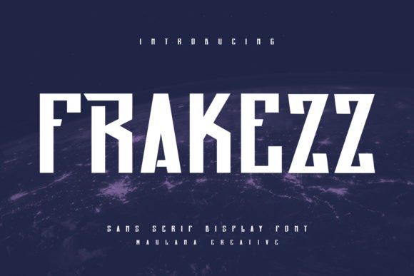 Frakezz: A Bold Sans Serif for Confident Digital Branding