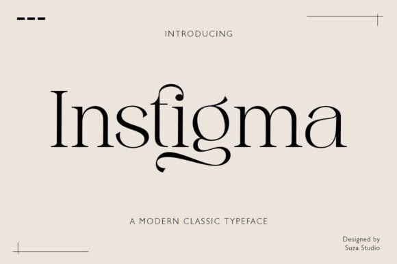 Instigma: A Serif Font That Makes Your Campaigns Instantly Clearer