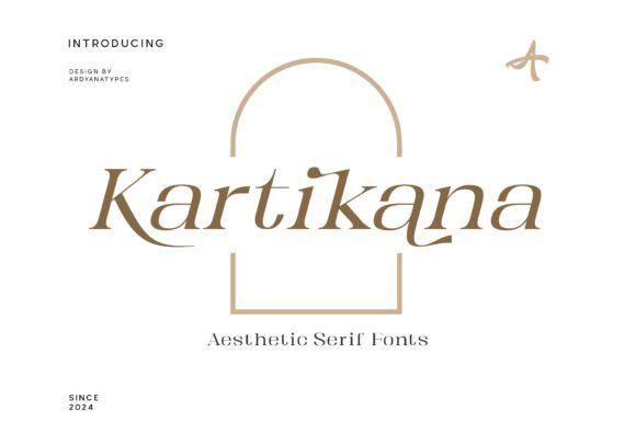 Kartikana: A Serif Font That Breathes Quiet Confidence