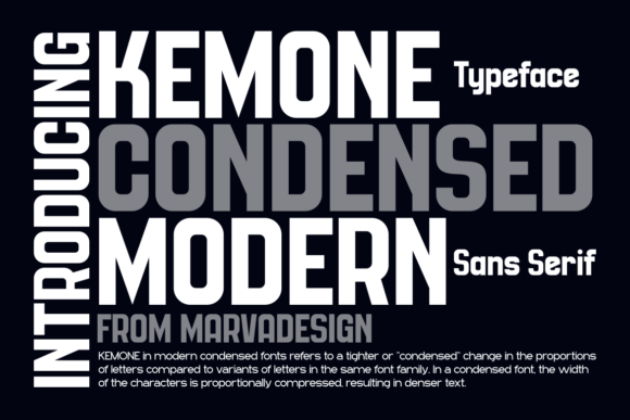 Kemone: A Clean, Modern Sans Serif Font for Small Business Branding