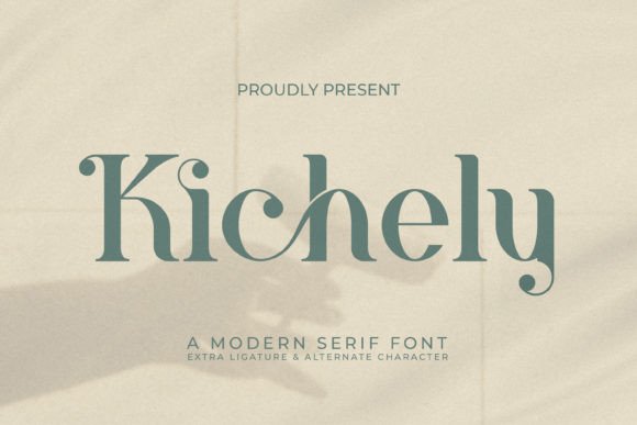 Kichely: A Modern Serif Font That Elevates Handmade Design