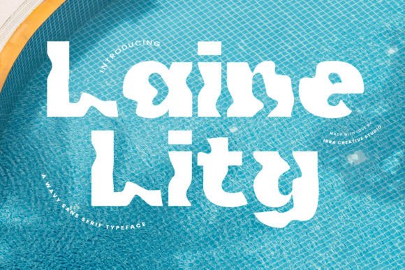 Laine Lity: A Wavy Sans Serif That Moves With Your Brand