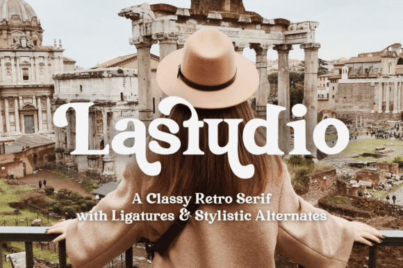 Lastudio: A Contemporary Serif Font for Thoughtful Branding