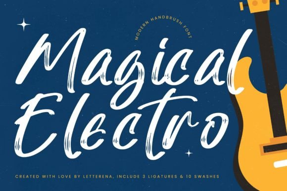 Magical Electro: A Modern Script Font for Digital Branding