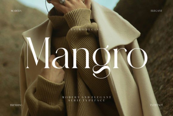Mangro: A Modern Serif Font That Elevates Your Brand