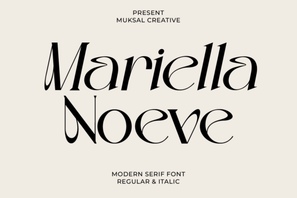 Mariella Noeve: A Modern Serif Font That Earns Its Place in Campaign Design