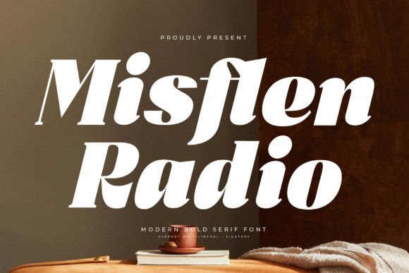 Misflen Radio: A Bold Serif Font for Digital Branding