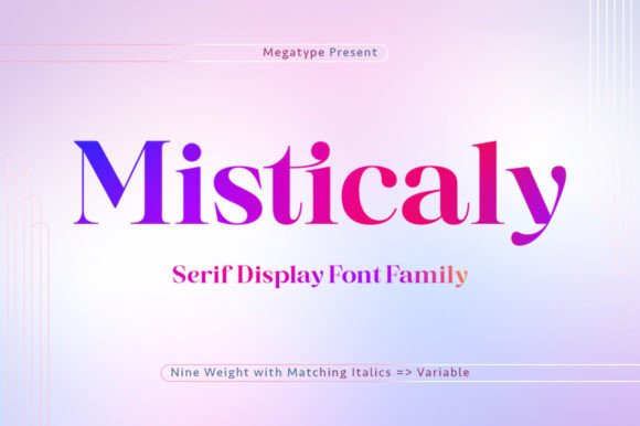 Misticaly: A Contemporary Serif Font for Editorial Clarity