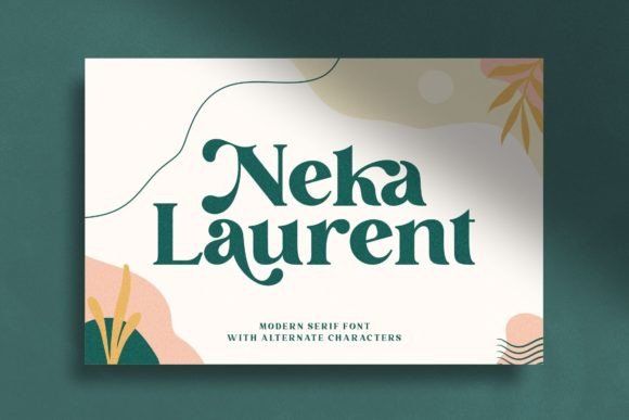 Neka Laurent: A Serif Font That Breathes With Your Words