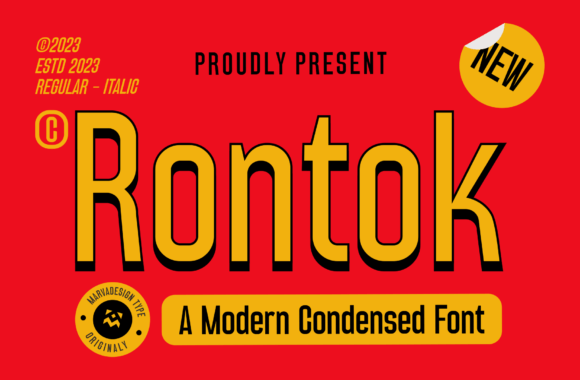 Rontok: A Modern Sans Serif Font for Editorial Clarity