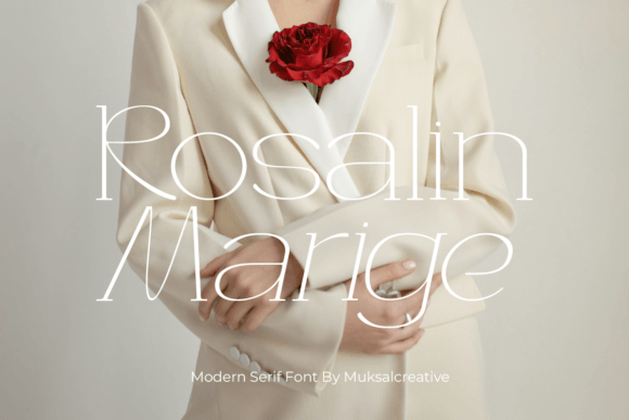 Rosaline Marige: A Modern Serif Font for Polished Digital Branding