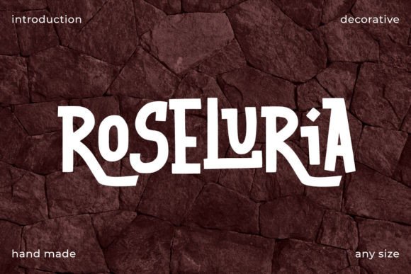 Roseluria: A Decorative Font for Digital Elegance