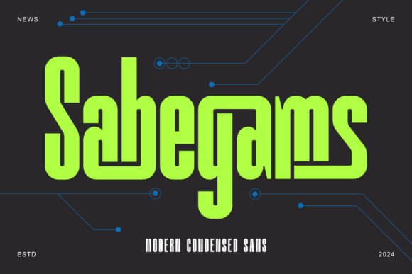 Sabegams: A Modern Sans Serif Font That Elevates Your Brand