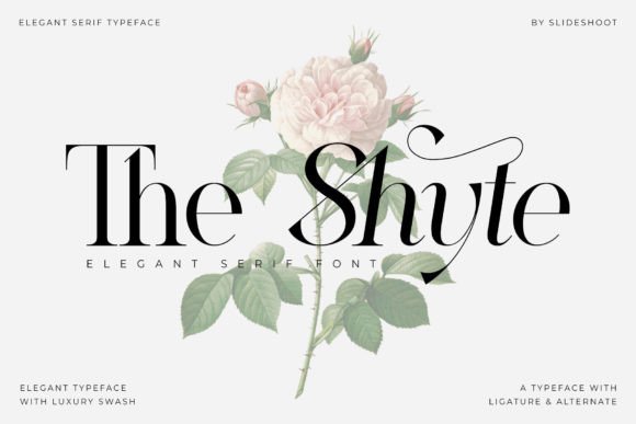 The Shyte: A Serif Font That Commands Attention